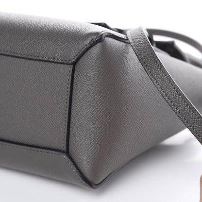 Celine Grained Calfskin Nano Belt Bag Grey 9 of 9