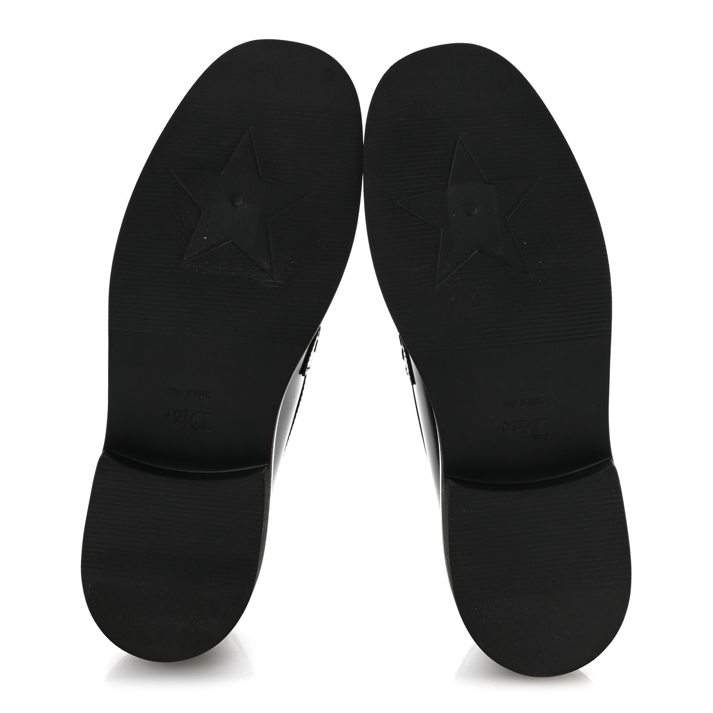 Brushed Calfskin Boy Loafers 37.5 Black