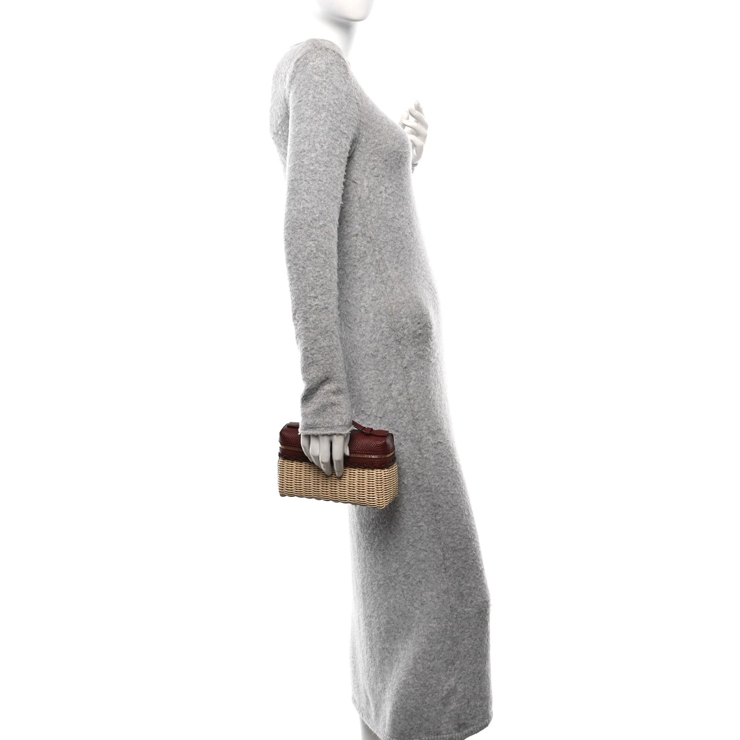Wicker Lizard East West L19 Extra Pocket Pouch Smoked Caramel