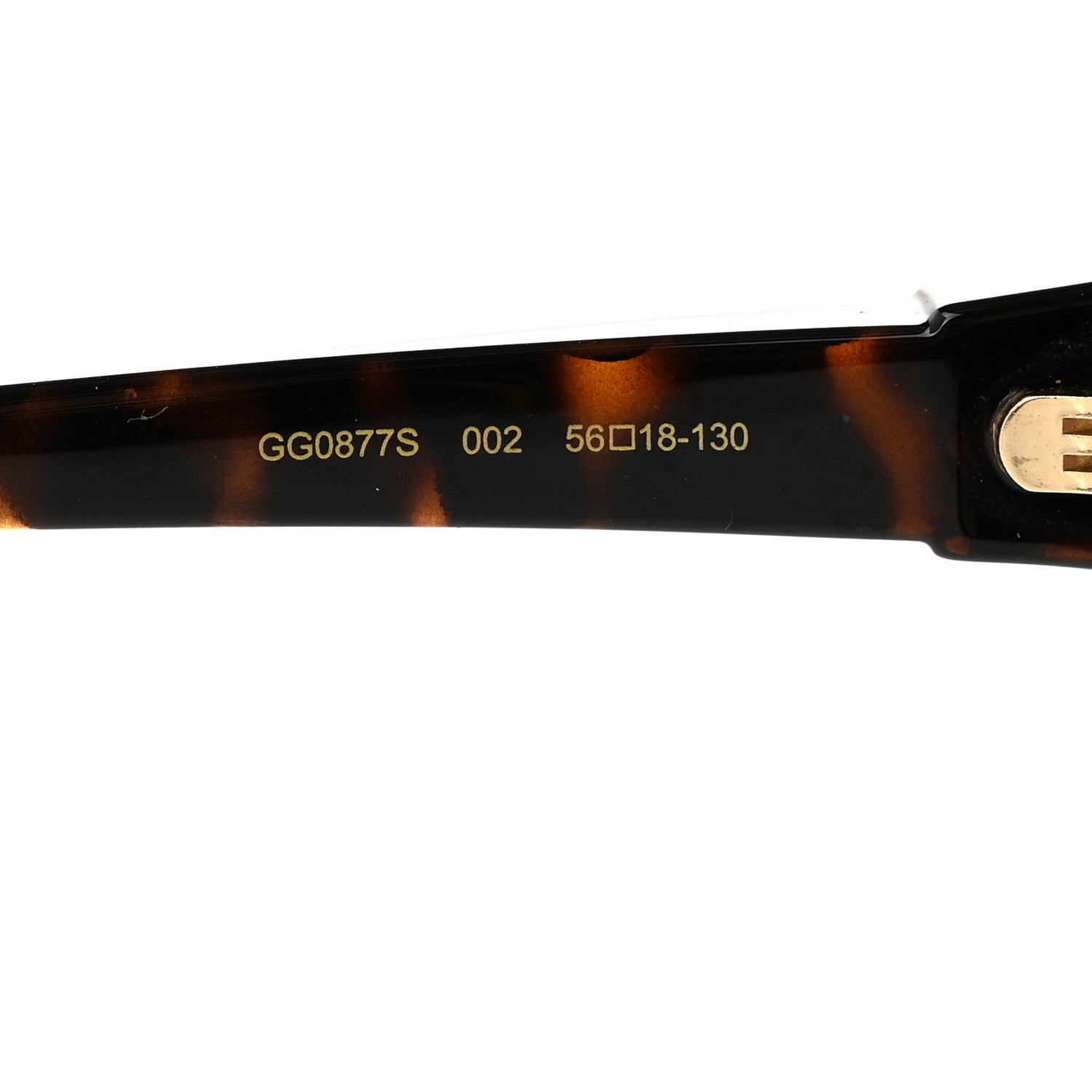 Gucci Acetate Cat Eye Sunglasses GG0877S Tortoise 6 of 8