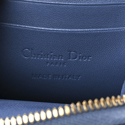 Christian Dior Lambskin Cannage Lady Dior Phone Holder Denim Blue 9 of 11
