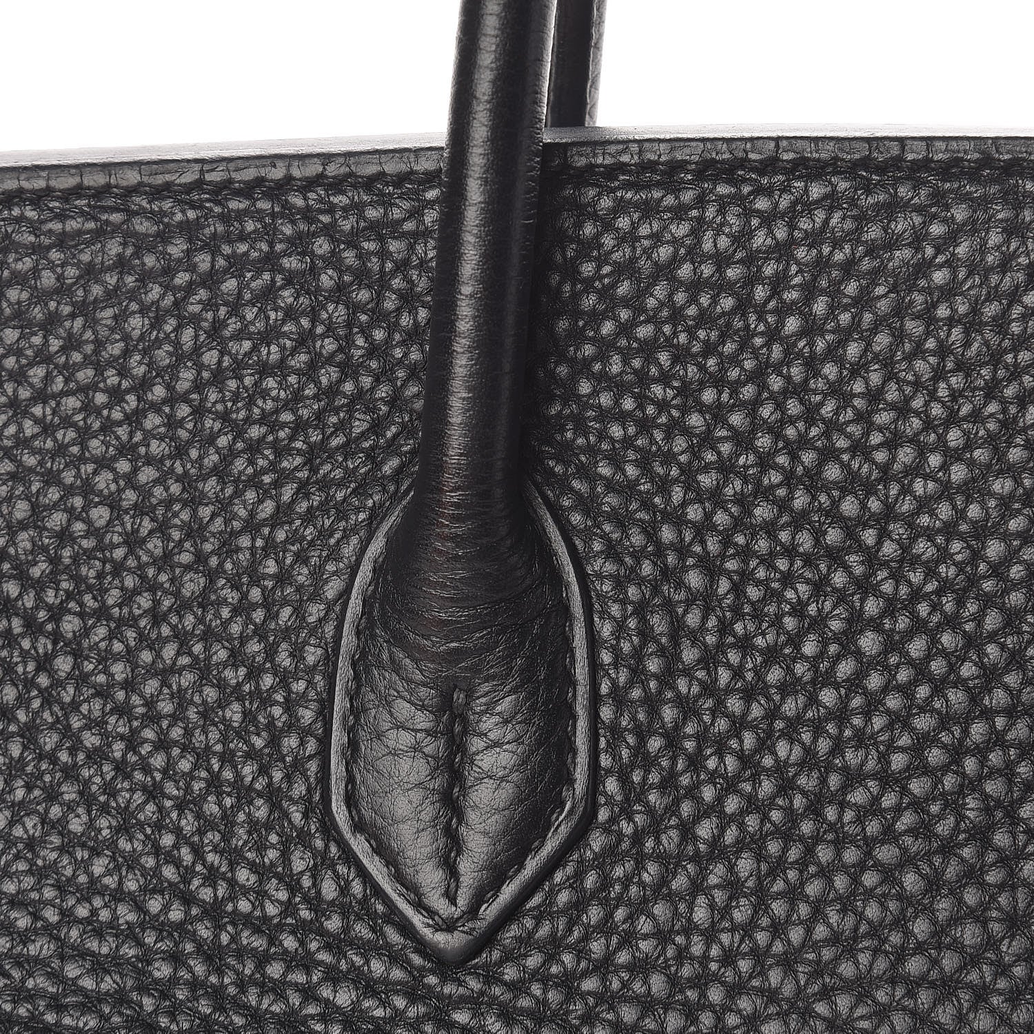 Hermes Taurillon Clemence Birkin 35 Black 9 of 40