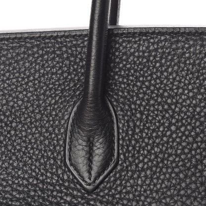 Hermes Taurillon Clemence Birkin 35 Black 9 of 40