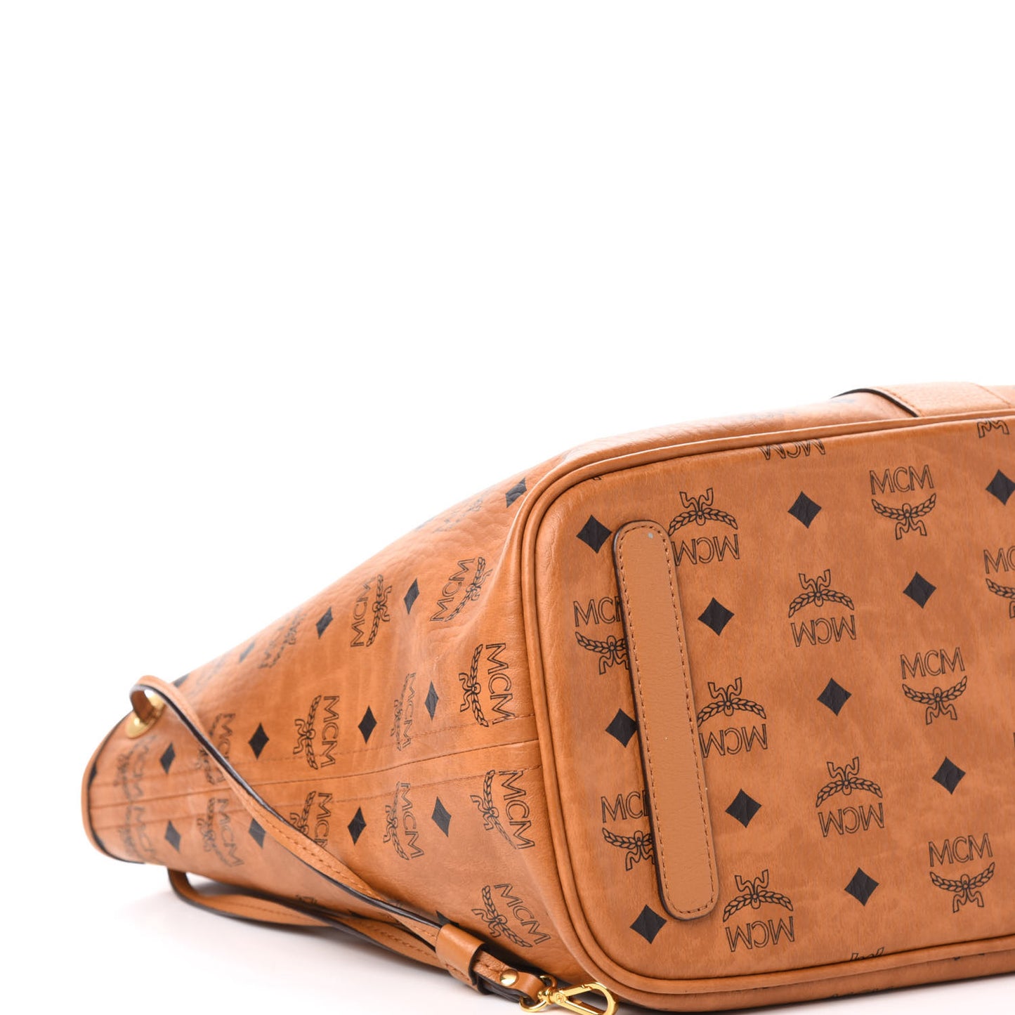 Visetos Medium Liz Reversible Shopper Tote Cognac