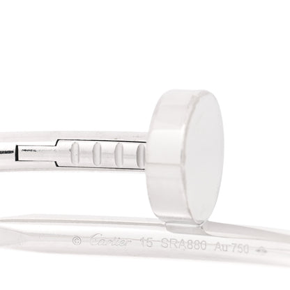 Cartier 18K White Gold Juste Un Clou Bracelet 15 4 of 4
