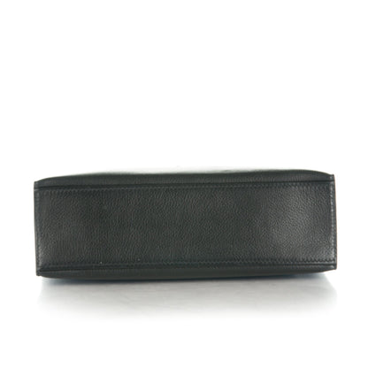 Hermes Evergrain Kelly Pochette Clutch Black 6 of 18