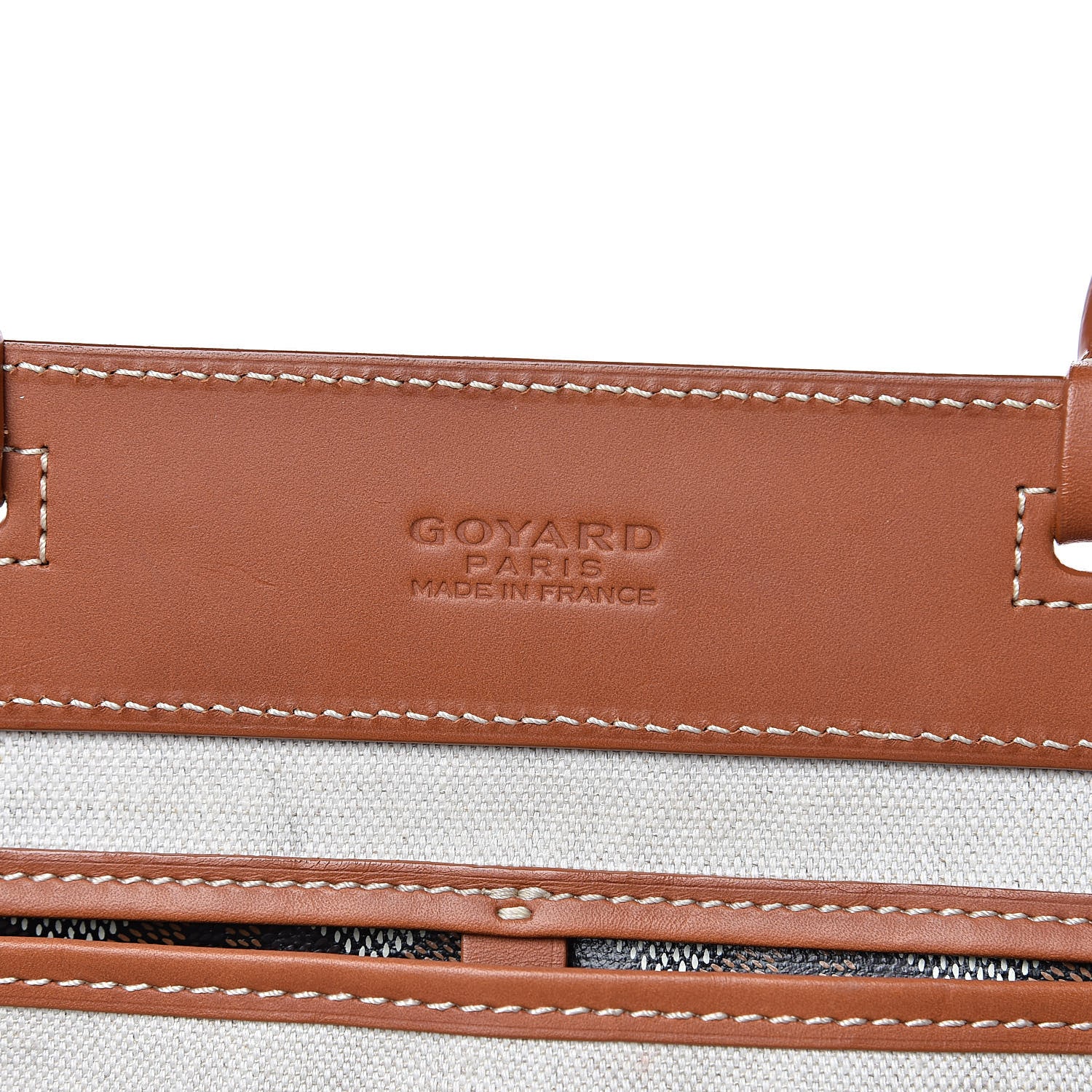Goyard Goyardine Bellechasse Biaude MM Tote Black Gold 6 of 17