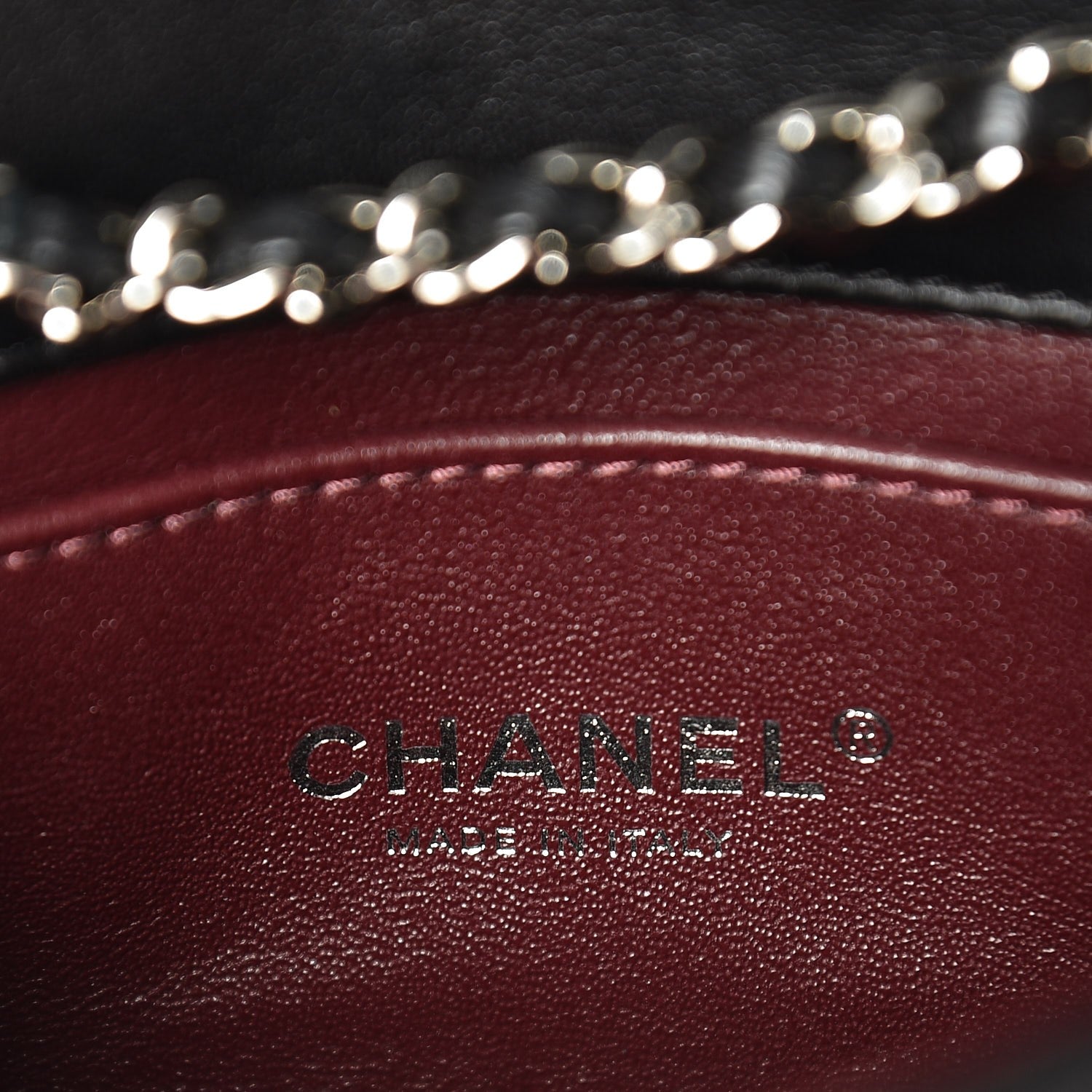 Chanel Lambskin Patent Mini Camellia Flap Black 6 of 8