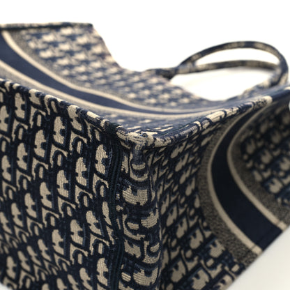Christian Dior Oblique Large Book Tote Blue Multicolor 12 of 12
