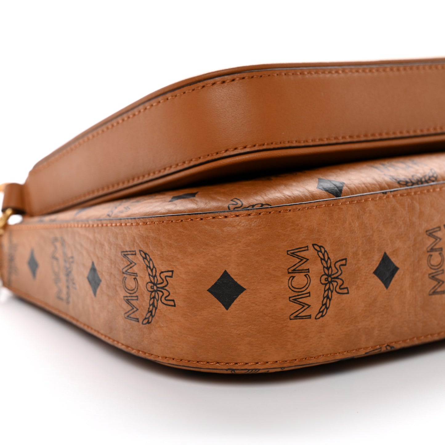 Visetos Aren Hobo Duo Crossbody Bag Cognac