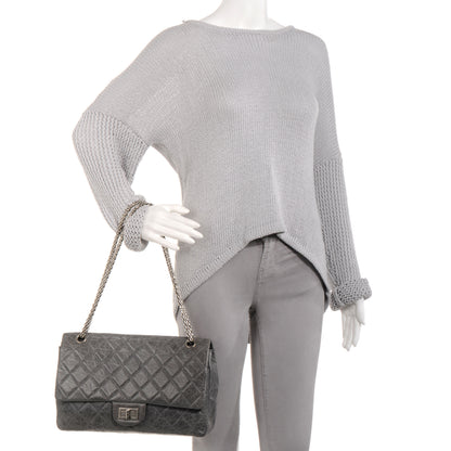 Chanel Aged Calfskin 50th Anniversary 2.55 Reissue 227 Flap Grey 2 of 10
