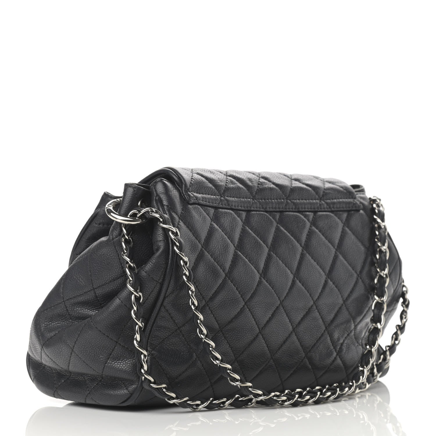 Chanel Caviar Quilted Timeless Accordion Flap Black 3 of 10