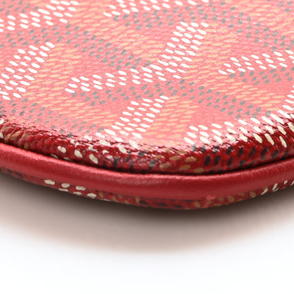 Goyard Goyardine Senat Pochette MM Red 8 of 9