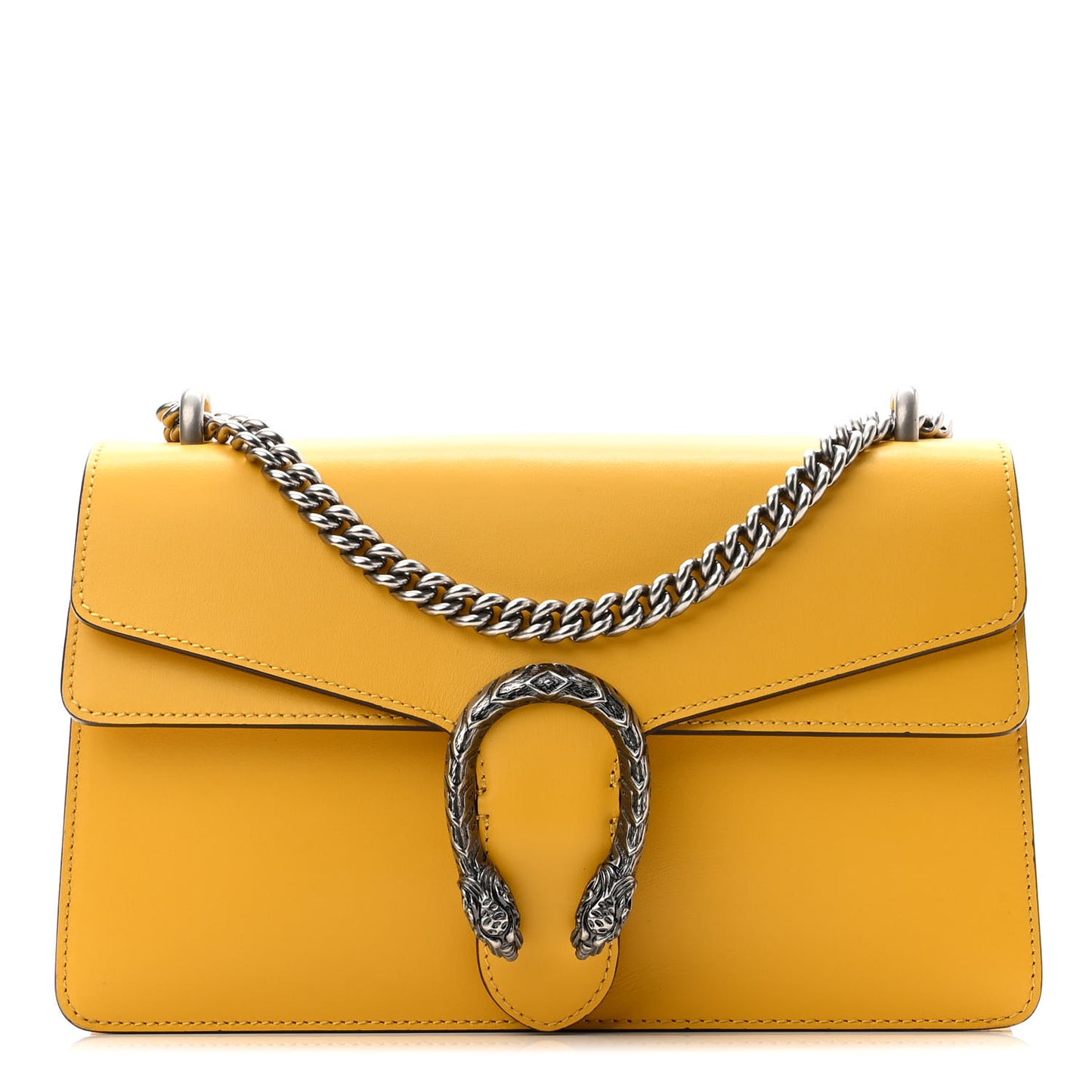 Calfskin Small Dionysus Shoulder Bag Yellow