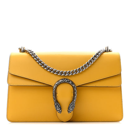 Gucci Calfskin Small Dionysus Shoulder Bag Yellow 1 of 10