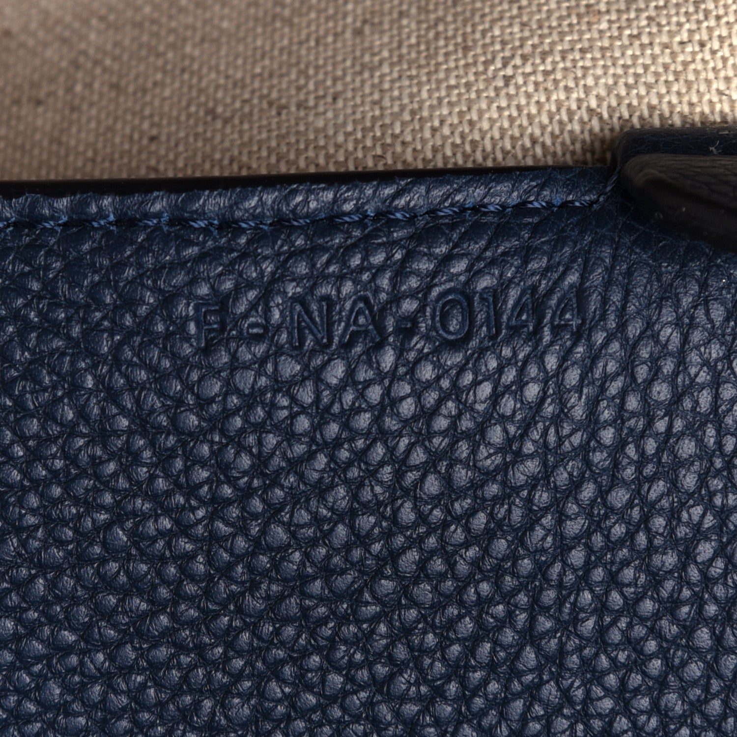 Celine Soft Grained Calfskin Medium Belt Cabas Phantom Deep Blue 8 of 13