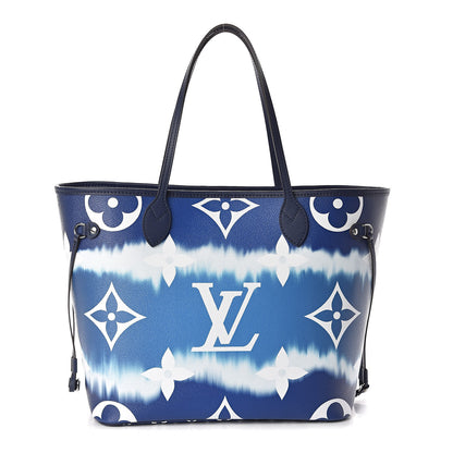 Louis Vuitton Monogram Escale Neverfull MM Blue 1 of 10