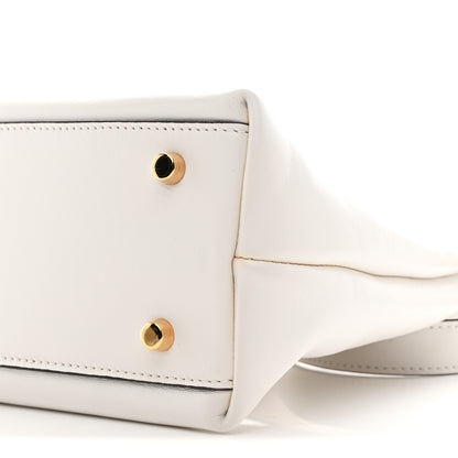 Versace Nappa Logo Tag Hobo White 10 of 11