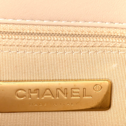 Chanel Lambskin Quilted Medium Chanel 19 Flap Beige 6 of 12