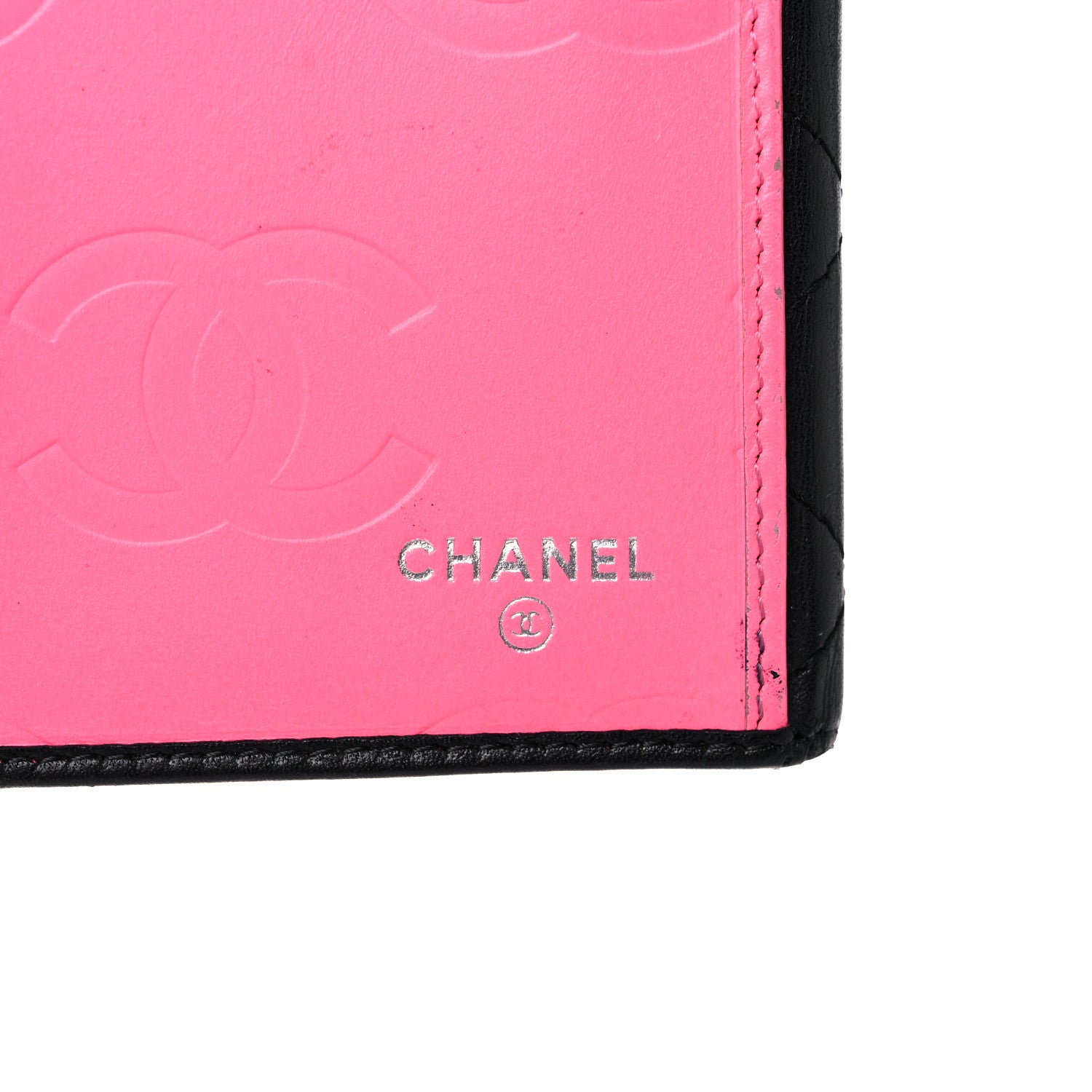 Chanel Calfskin Quilted Cambon Long Double Wallet Black 7 of 29