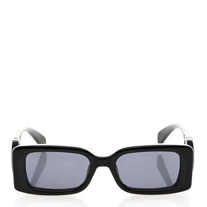Gucci Acetate Chaise Rectangle Frame Sunglasses GG1325S Black 2 of 8