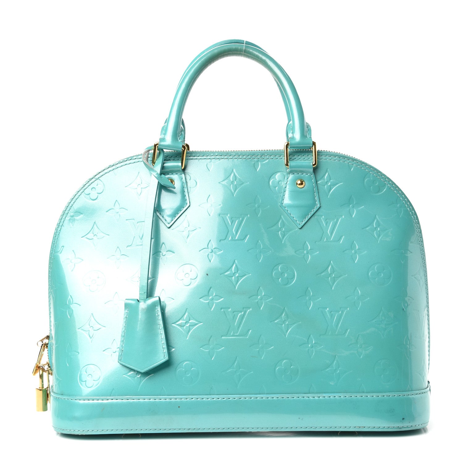 Louis Vuitton Vernis Alma PM Blue Lagon 1 of 9