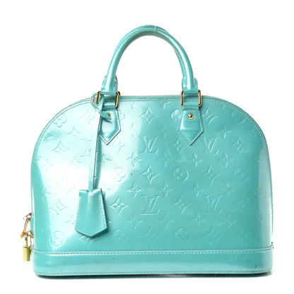 Louis Vuitton Vernis Alma PM Blue Lagon 1 of 9
