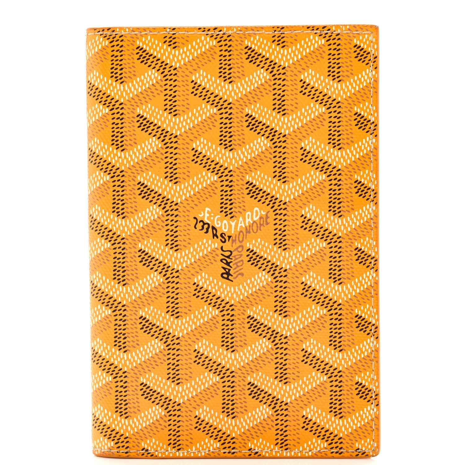 Goyard Goyardine Passport Wallet Yellow 7 of 8
