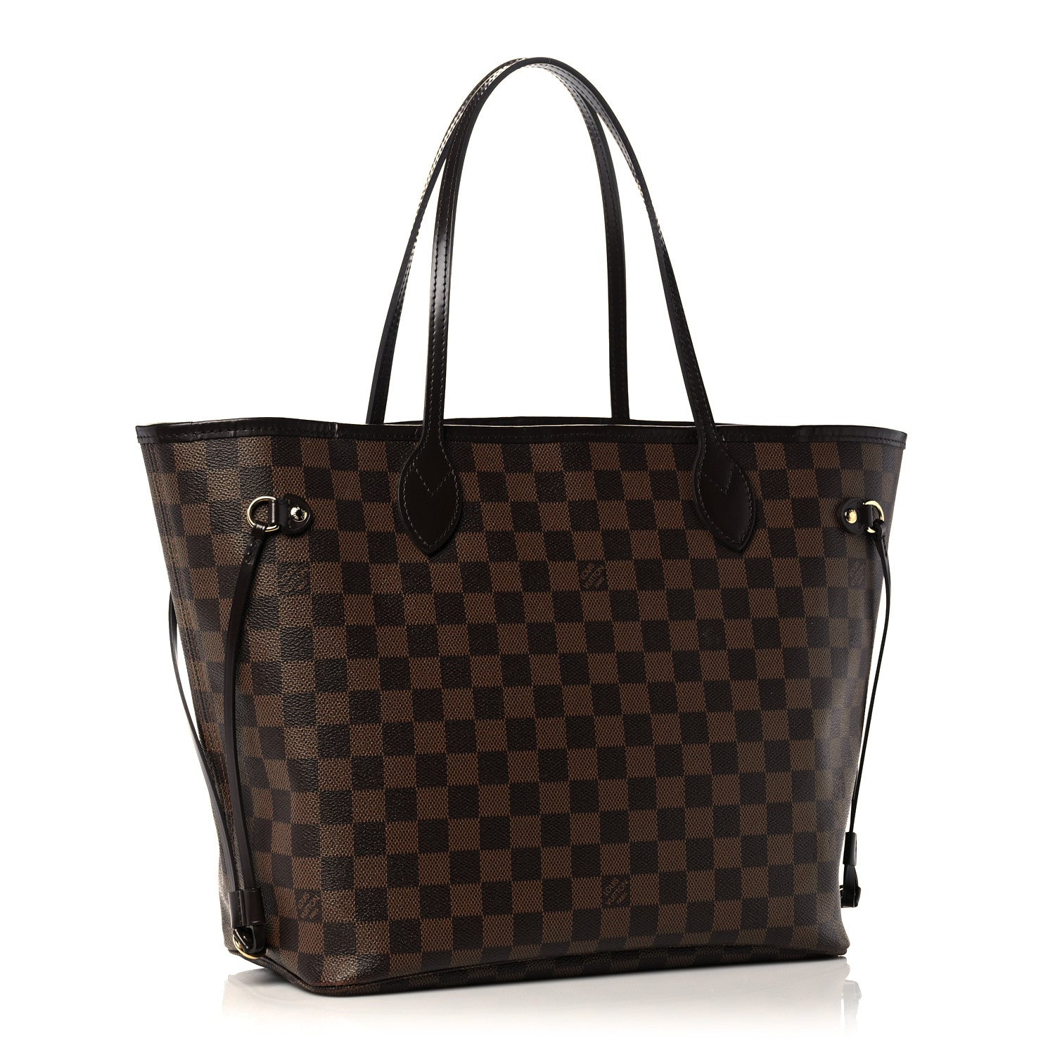 Louis Vuitton Damier Ebene Neo Neverfull MM Rose Ballerine 3 of 16