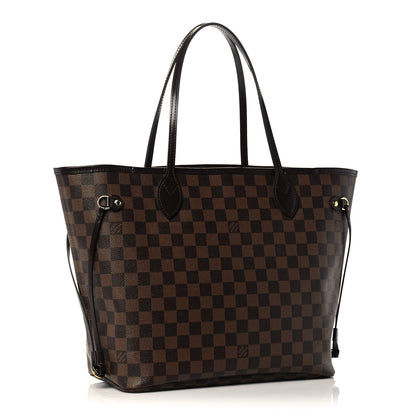 Louis Vuitton Damier Ebene Neo Neverfull MM Rose Ballerine 3 of 16