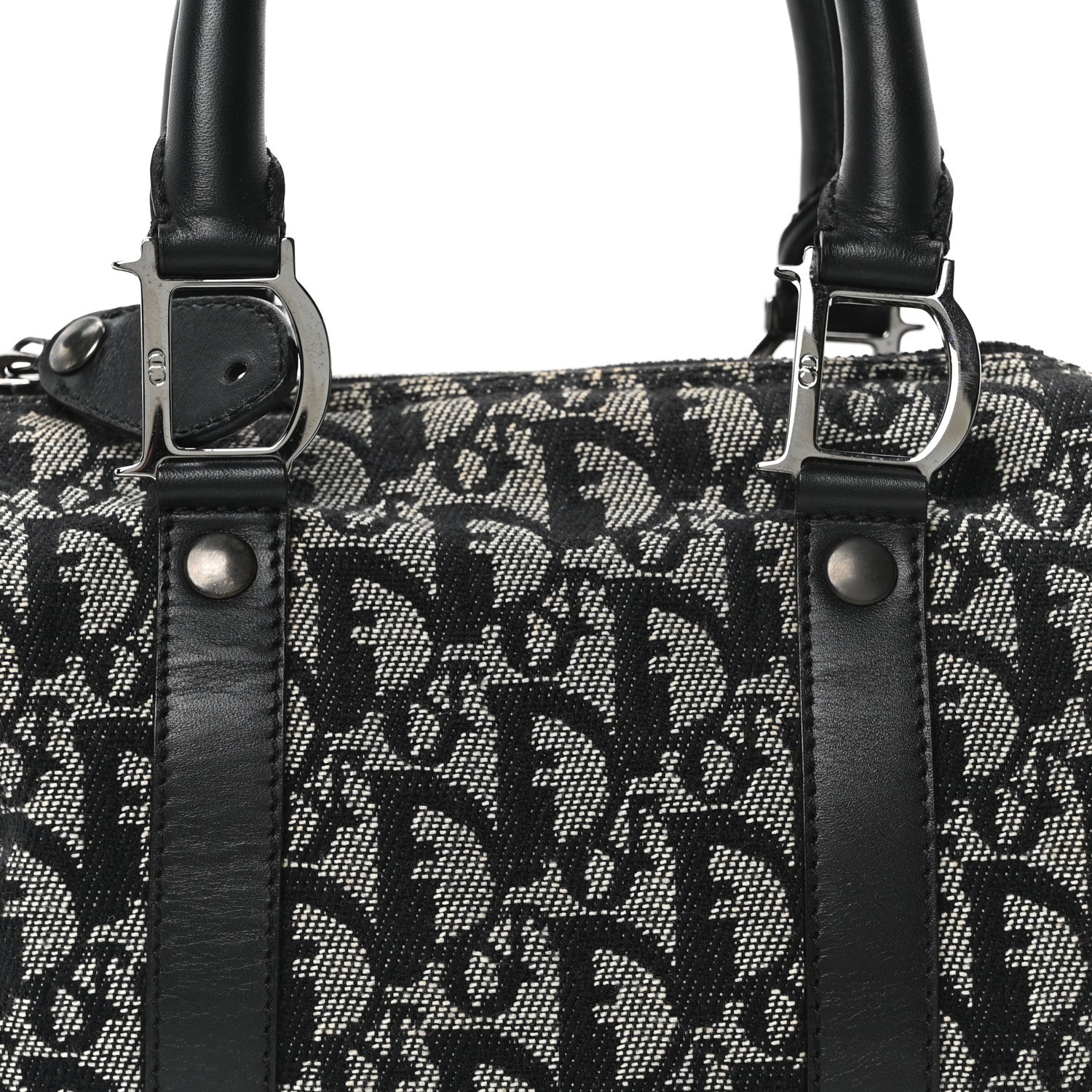 Christian Dior Monogram Small Boston Black 8 of 10