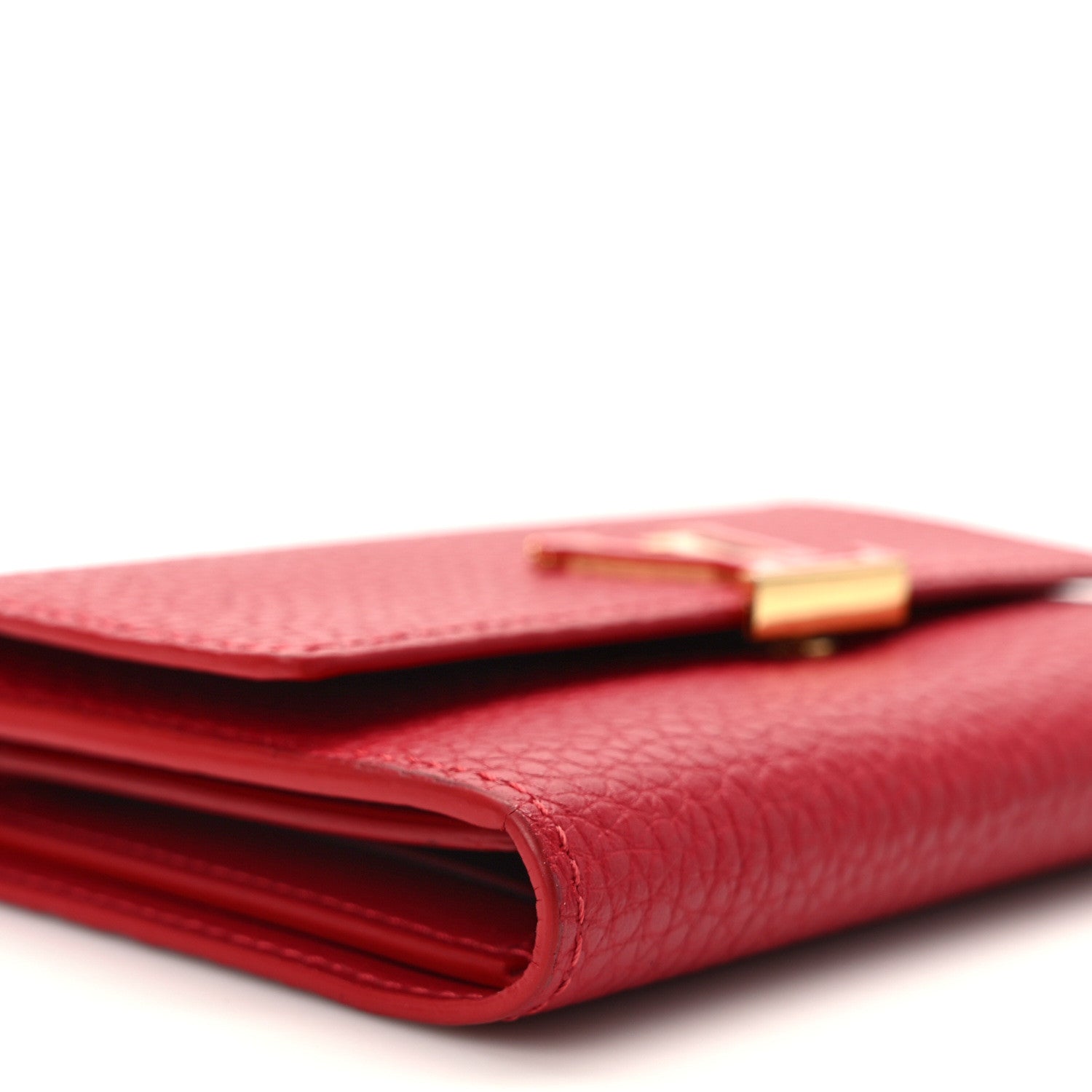 Louis Vuitton Taurillon Capucines Compact Wallet Rubis 7 of 9
