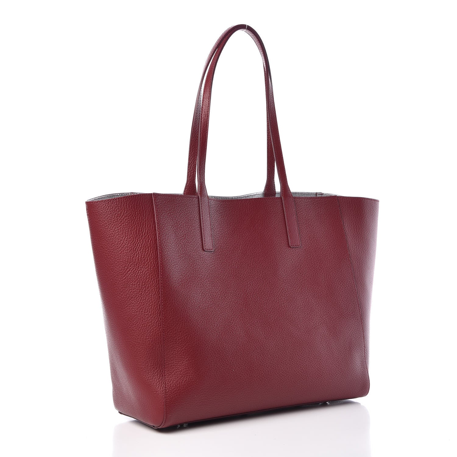 MCM Grained Calfskin Medium Reversible Wandel Tote Ruby Tan 5 of 15
