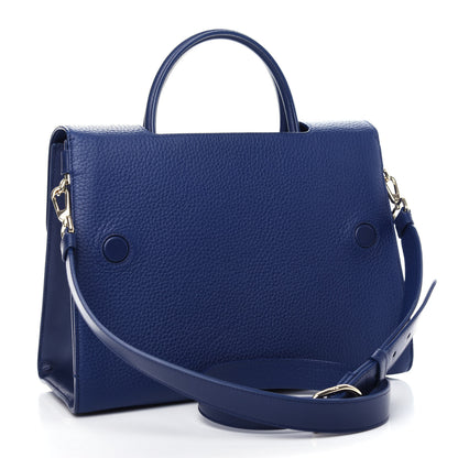 Christian Dior Bullcalf Medium Diorever Flap Navy 3 of 10
