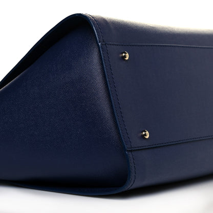 Chanel Caviar Small Studded Deauville Tote Navy 8 of 10