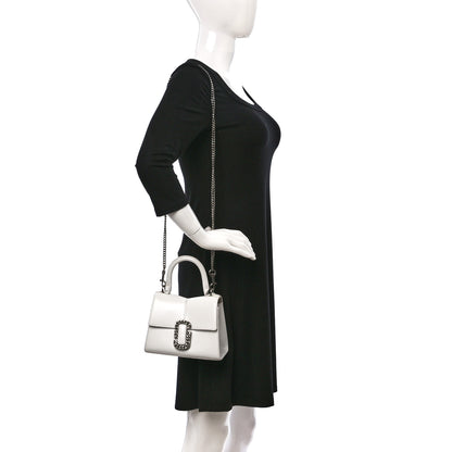 Marc Jacobs Calfskin Mini Saint Marc Top Handle White 2 of 11