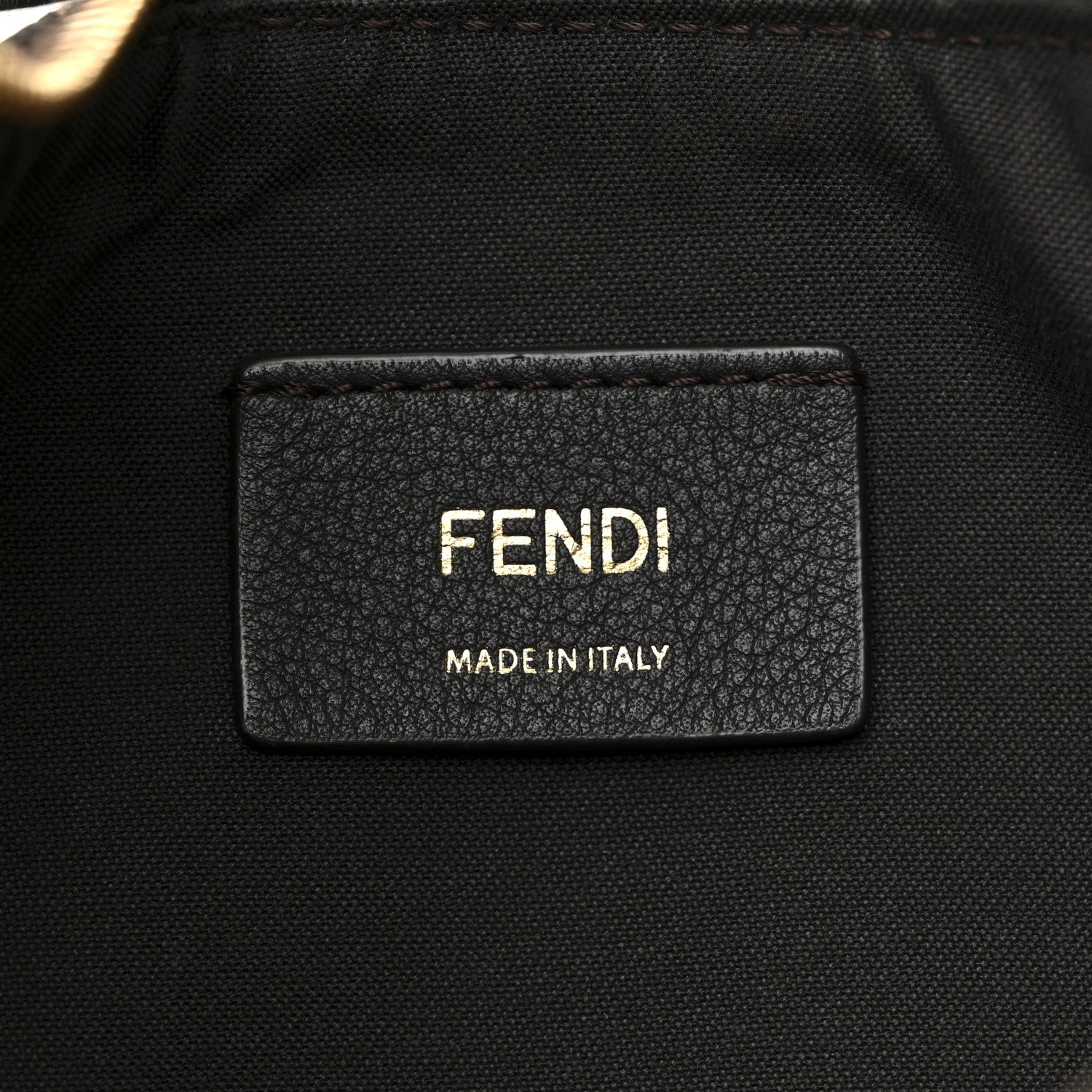 Fendi Fabric Jacquard Vitello Grace FF 1974 Small Fendigraphy Hobo Bag Tobacco Moro Ebano 6 of 15