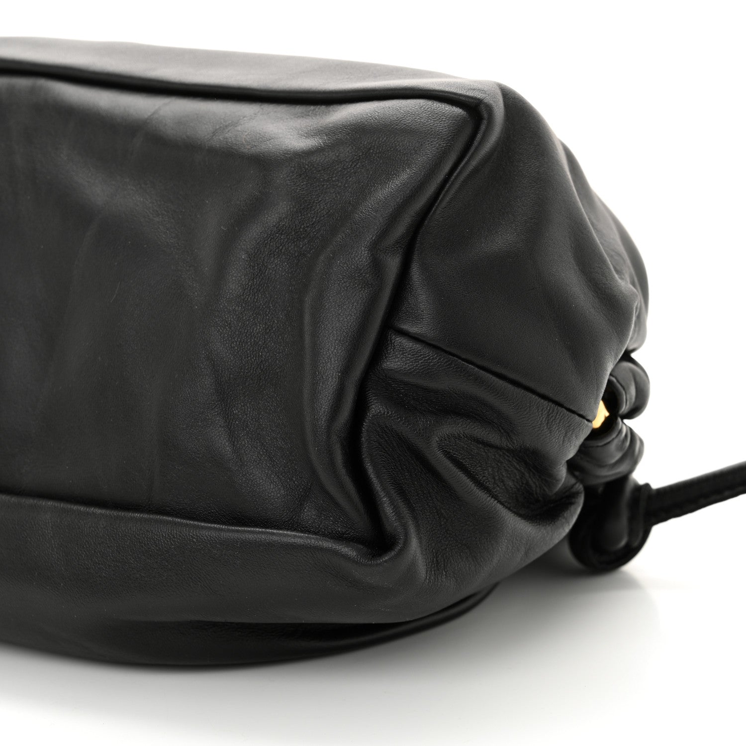 Mansur Gavriel Lambskin Cloud Clutch Black Flamma 9 of 9