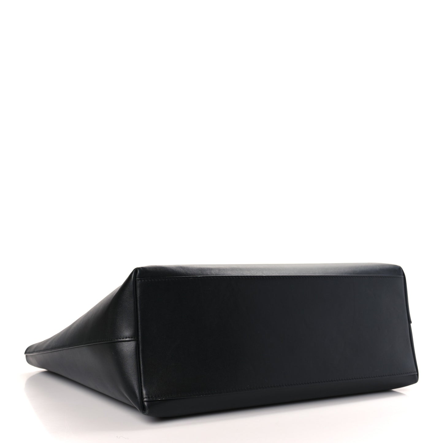 Calfskin DG Logo Shopper Tote Black