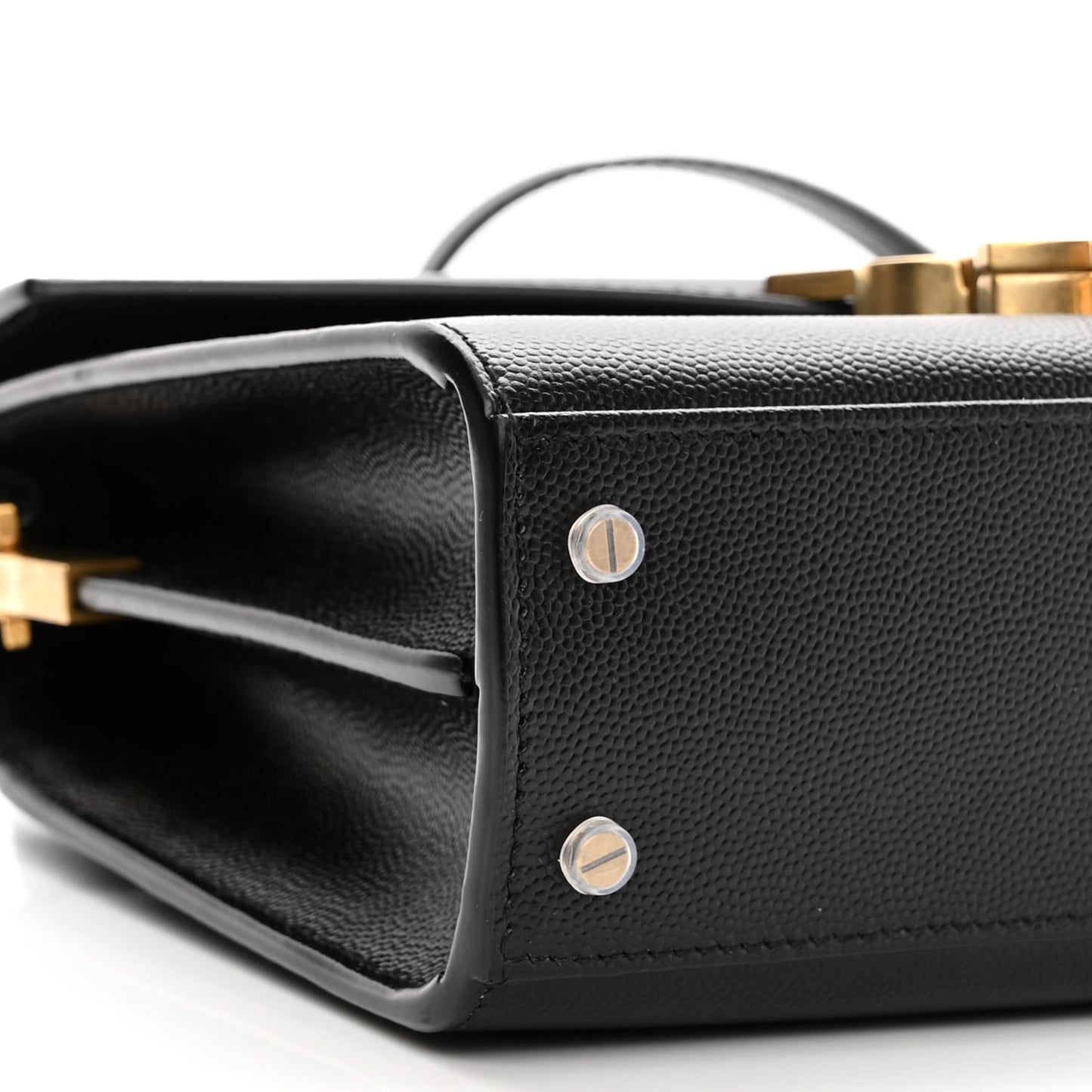 Grain de Poudre Mini Classic Monogram Cassandra Top Handle Black