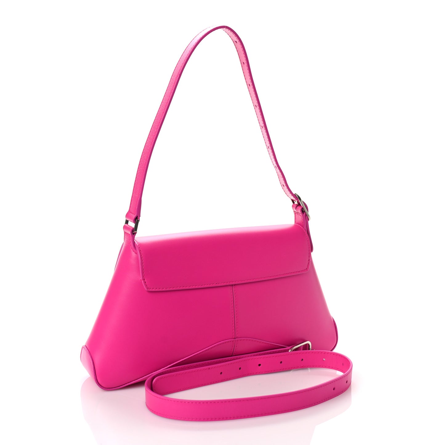 Box Calfskin Medium XX Flap Bag Lipstick Pink