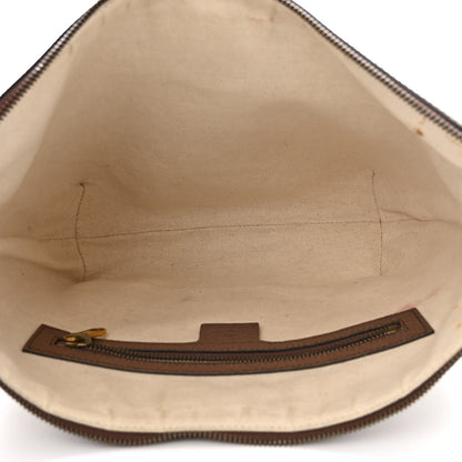 Gucci GG Supreme Monogram Web Small Ophidia Half Moon Hobo Brown 5 of 10