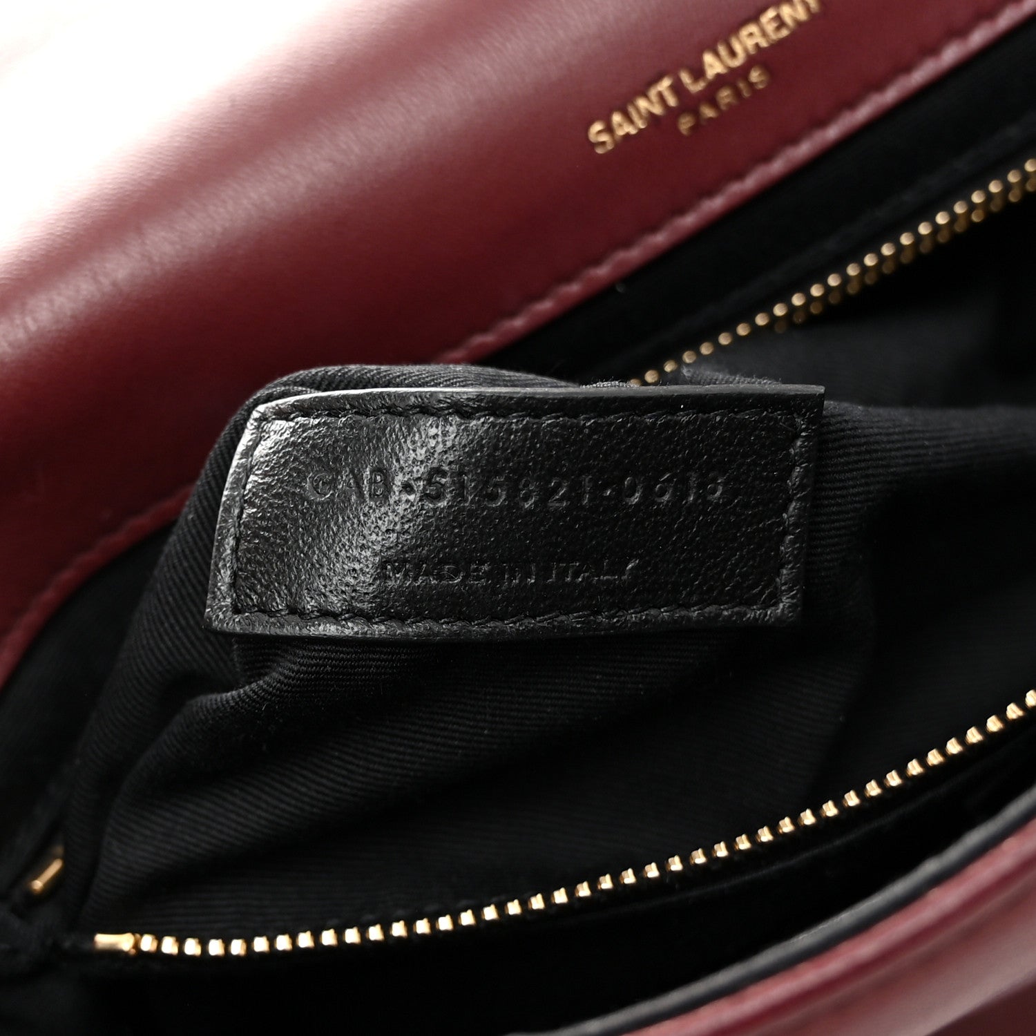 Saint Laurent Lambskin Patchwork Monogram Medium Jamie Rouge Legion 7 of 10