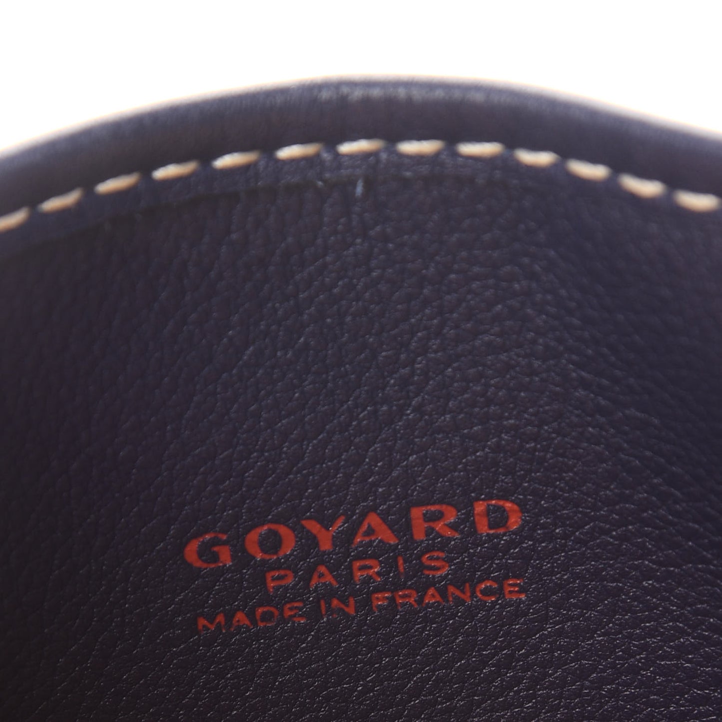 Goyardine Reversible Mini Anjou Navy