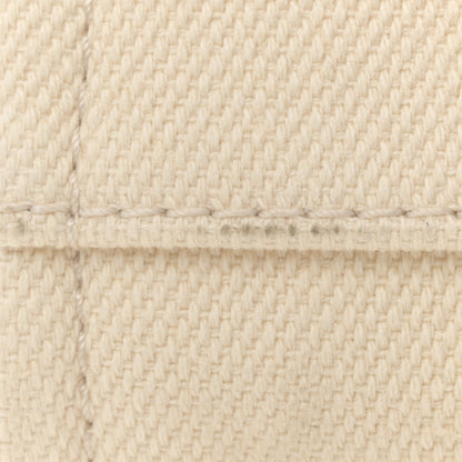Chanel Canvas Pearl Medium Deauville Tote Ecru Beige 12 of 12