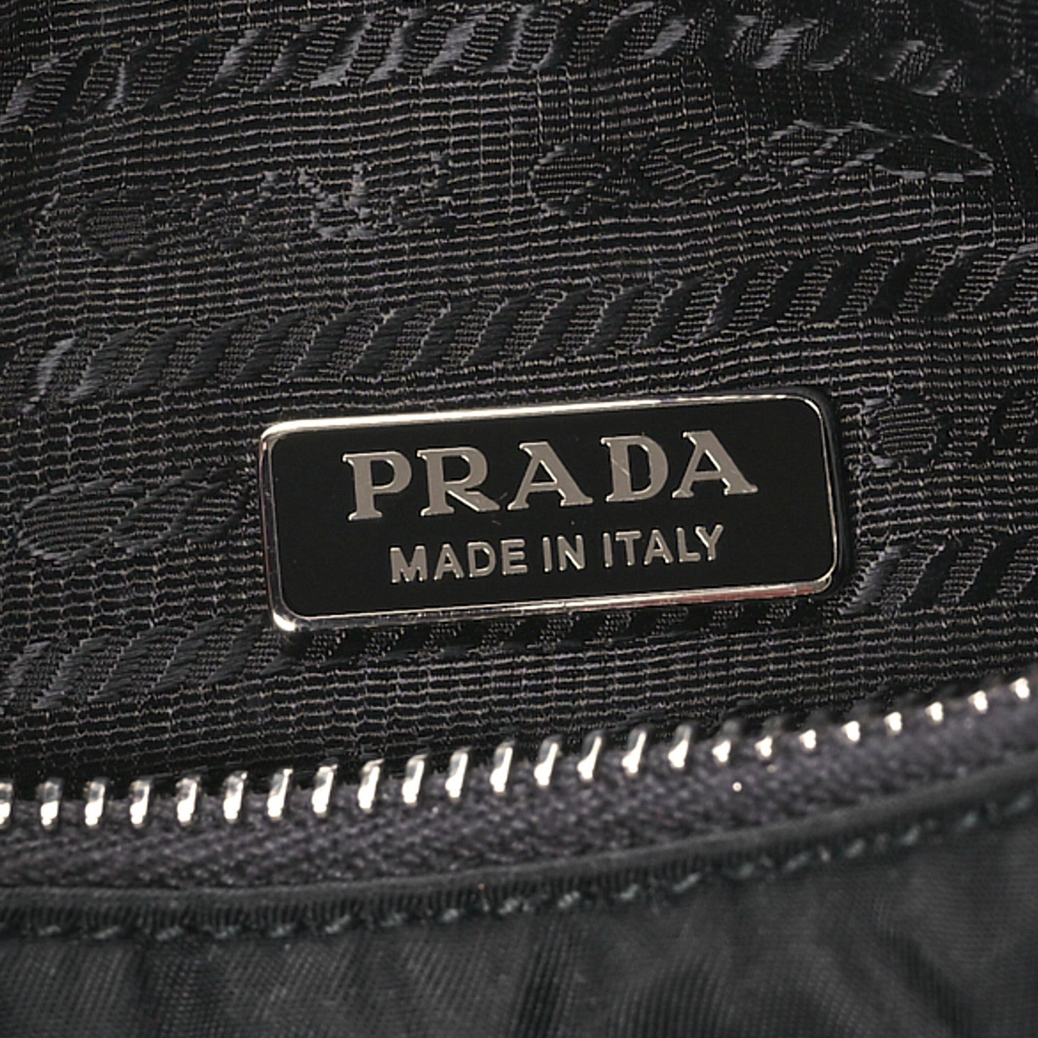 Prada Nylon Sequin Embellished Polka Dot Re-Edition 2005 Shoulder Bag Black 6 of 10