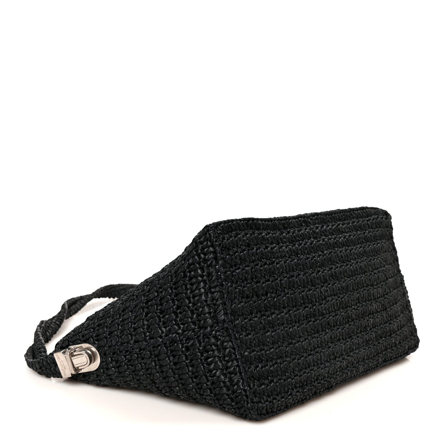 Raffia Le Crossbody Black
