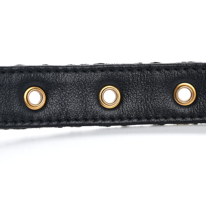 Christian Dior Jacquard Oblique 20mm Saddle Belt 80 32 Blue 4 of 8