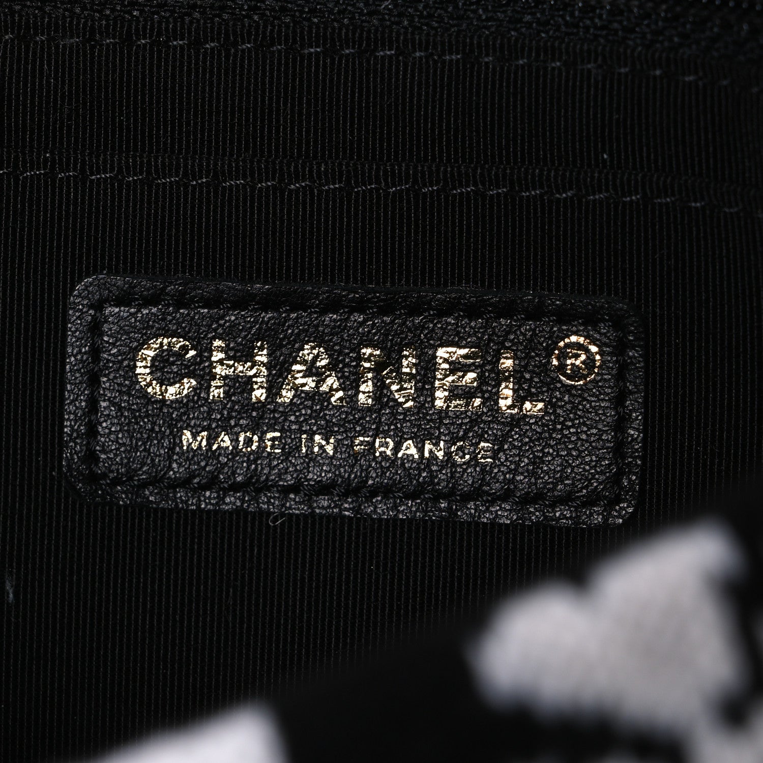 Chanel Cashmere Knit Coco Neige Flap Black White 6 of 10