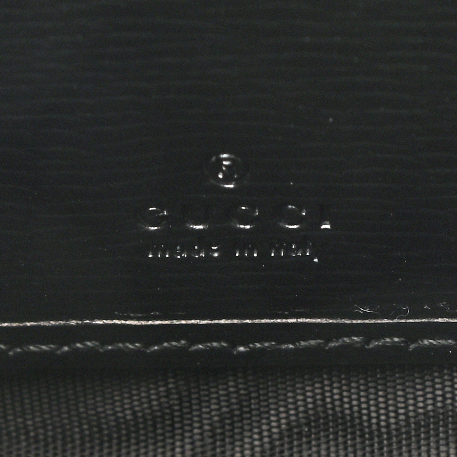 Gucci Calfskin Kingsnake Zip Around Wallet Black 8 of 9